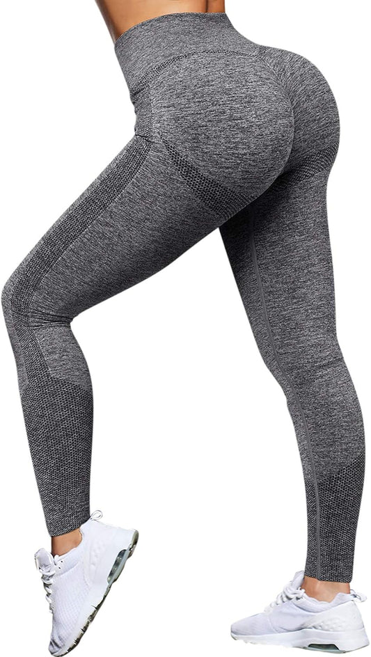 Scrunch Butt Workout Leggings for Women High Waisted Tummy Control Yoga Gym Pants