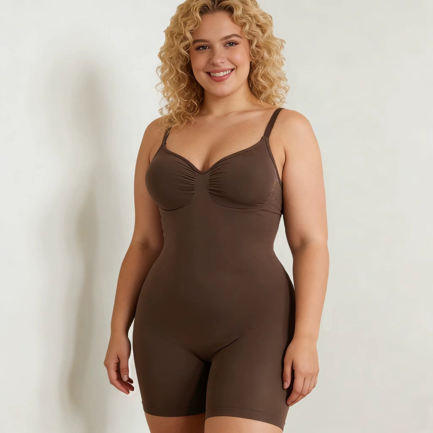 Wholesale Butt Lift Seamless Bodysuit 1-Piece High Support Tummy Control Shapewear Adjustable U-Back plus Size Faja Body Shaper