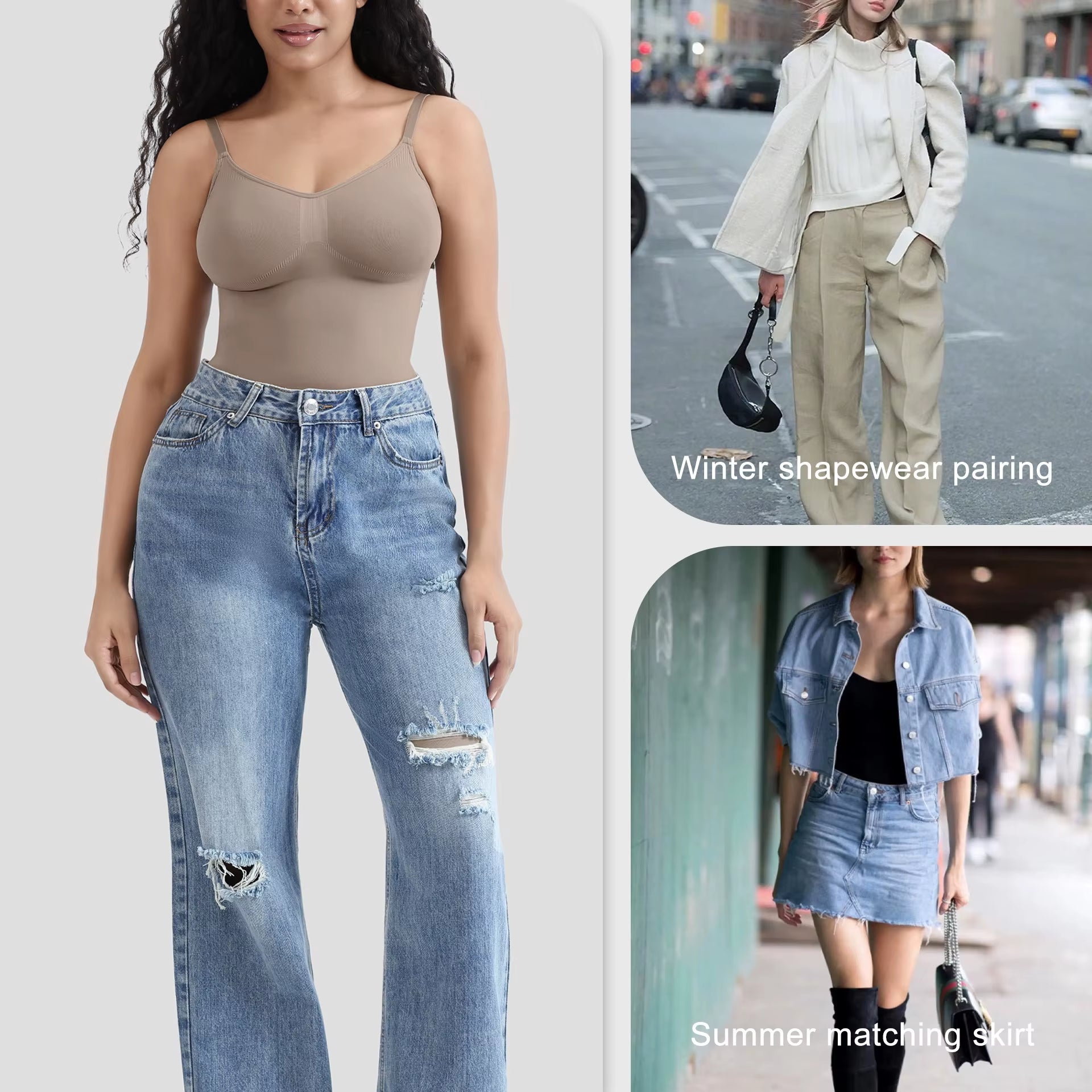 Wholesale Butt Lift Seamless Bodysuit 1-Piece High Support Tummy Control Shapewear Adjustable U-Back plus Size Faja Body Shaper