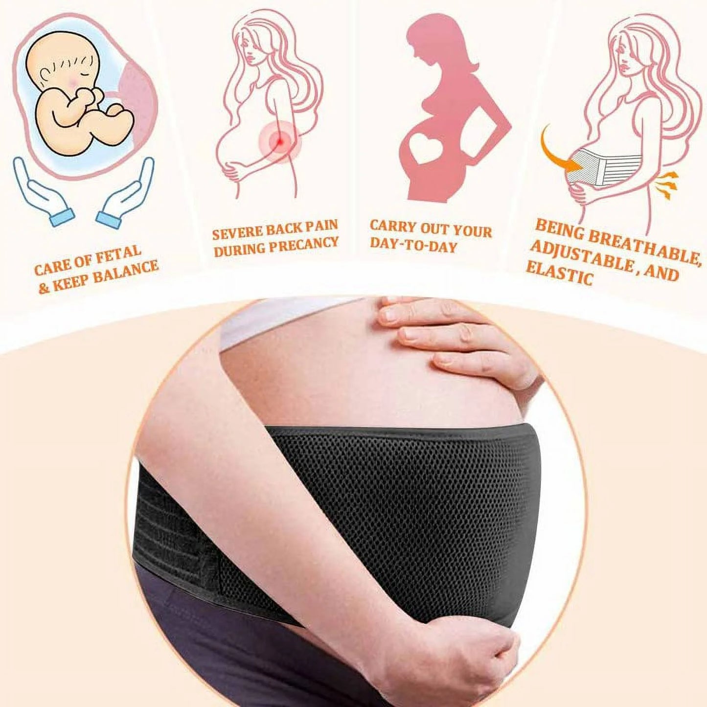 Adjustable Abdominal Compression Wrap