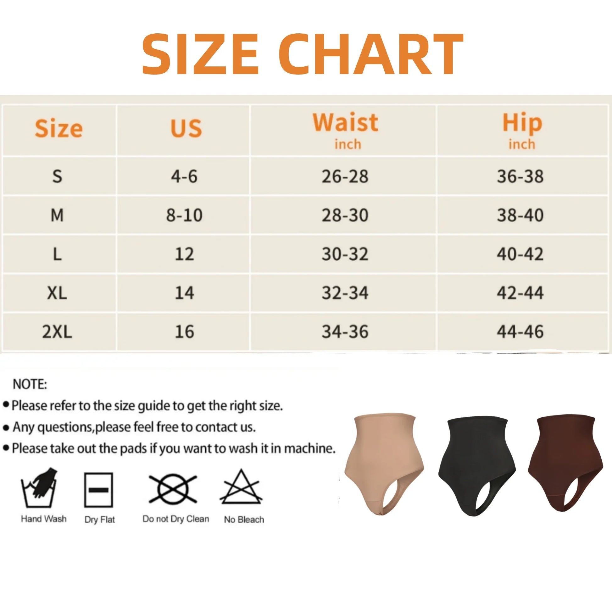 3 Pack Thong Shapewear Panties for Women Tummy Control Girdle High Waist Cincher Slimmer Smoothing