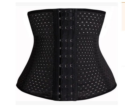 steel boned corset waist trainer