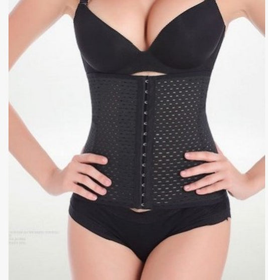 steel boned corset waist trainer