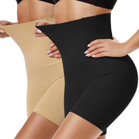 Women'S Shapewear Shorts High Waist Tummy Control Body Shaper Thigh Slimmer Slimming Panties