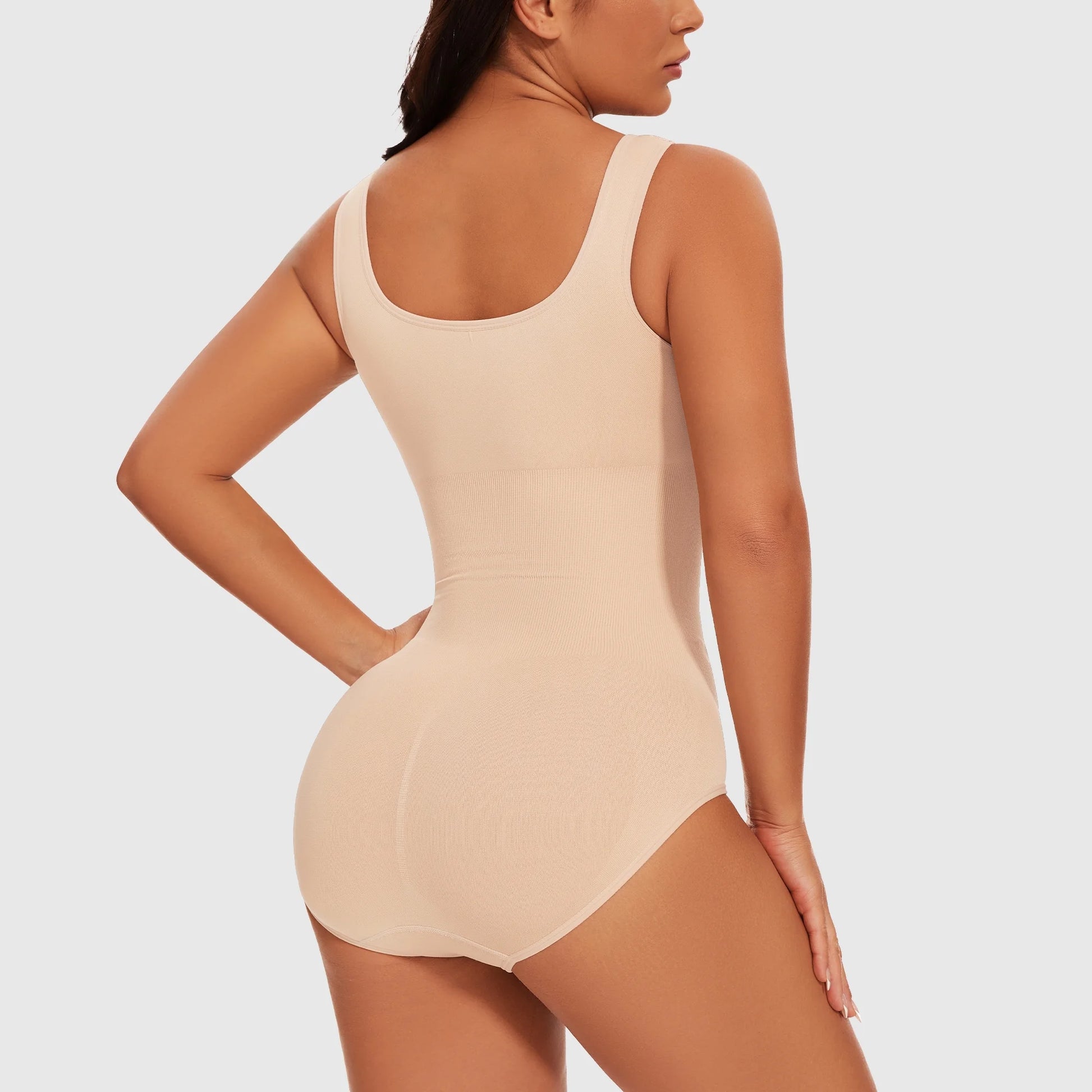 Shapewear Bodysuit for Women Tummy Control Body Shaper Seamless Body Suit Sleeveless Going Out Tops