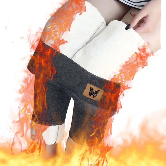 Fleece Leggings for Women Winter, High Waist Leggings for Women Fleece Lined Winter Warm Plush Fleece Leggings Casual Thick Leggings Elastic Slim Legging