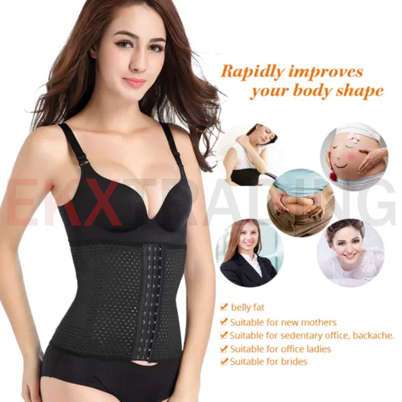 Corset Waist Trainer Training Shaper Body Shapewear Underbust Cincher Tummy Belt
