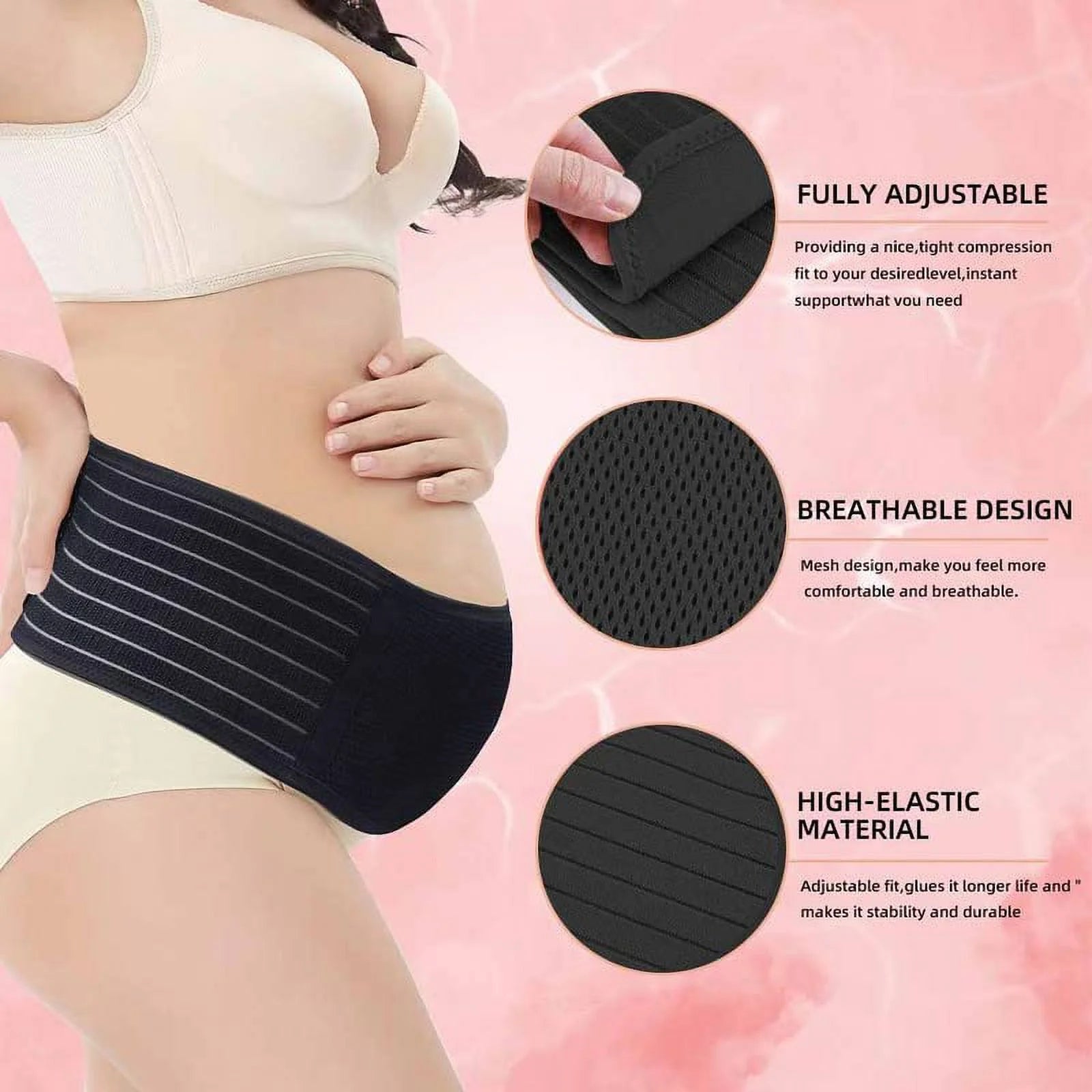 Adjustable Abdominal Compression Wrap