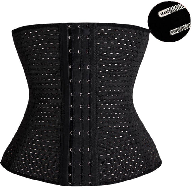 steel boned corset waist trainer